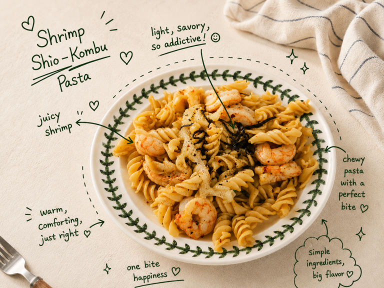 Shrimp Shio Kombu Pasta